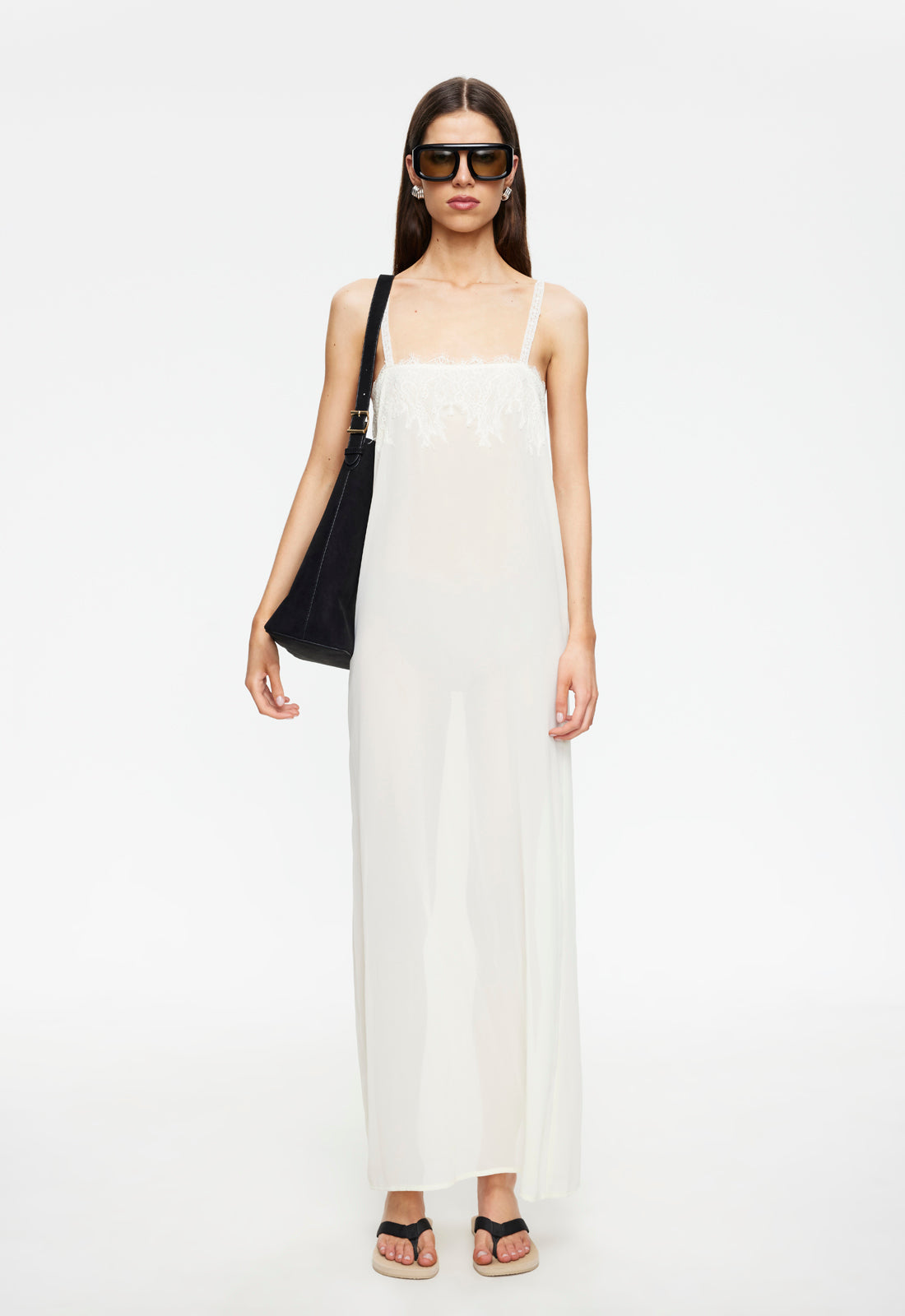 GLACIAL MAXI DRESS - BUTTER - Image 3
