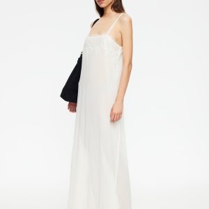 GLACIAL MAXI DRESS - BUTTER
