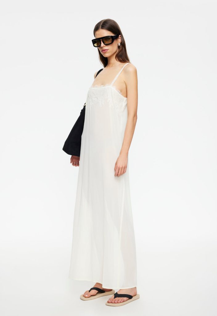 GLACIAL MAXI DRESS - BUTTER