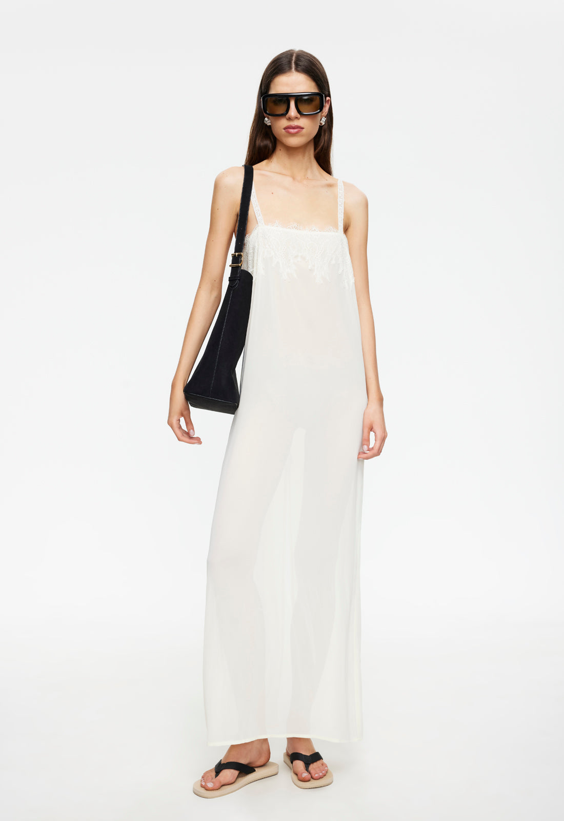 GLACIAL MAXI DRESS - BUTTER - Image 2
