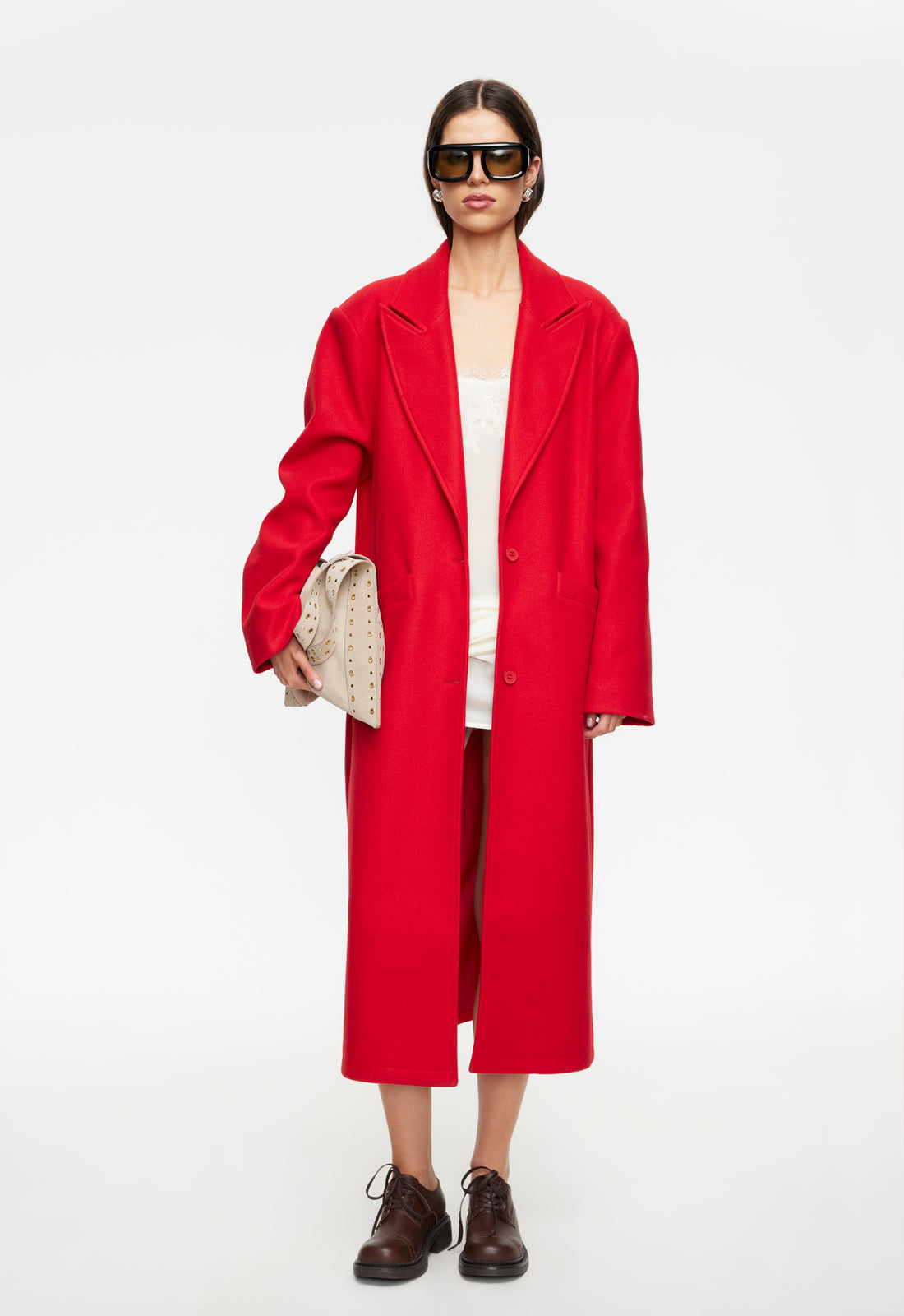 OLSEN COAT - CRIMSON - Image 2