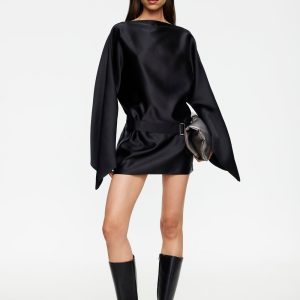 TOUCH MINI DRESS - NOIR