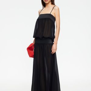 GRACIA MAXI DRESS - NOIR