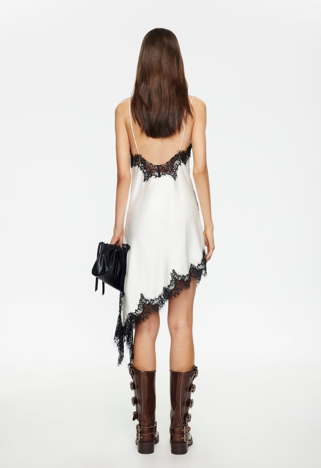 EMERGING MIDI DRESS - PORCELAIN - Image 4