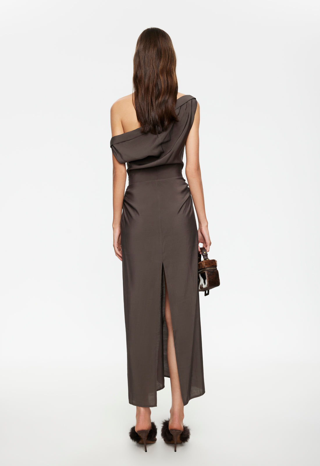 SWEETHEART MAXI DRESS - COCOA - Image 4