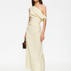 SWEETHEART MAXI DRESS - LEMON