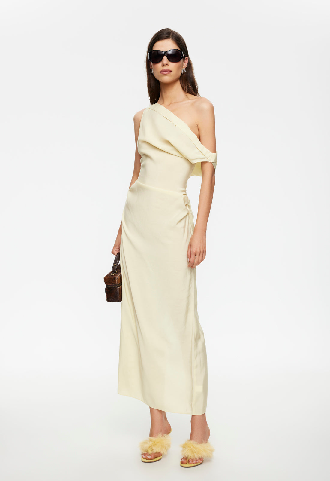 SWEETHEART MAXI DRESS - LEMON