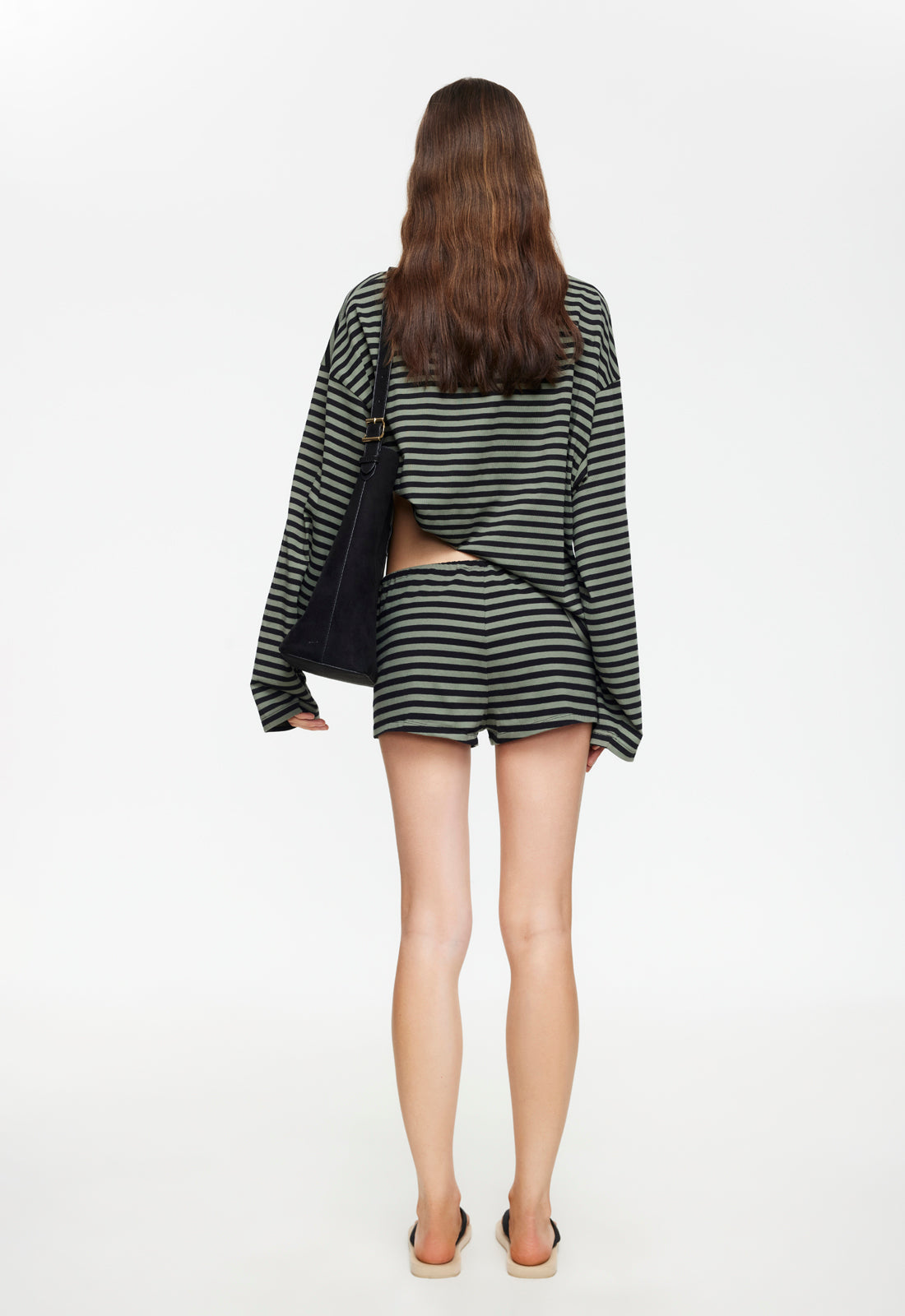 BLOOM LONG SLEEVE - FOREST STRIPE - Image 4