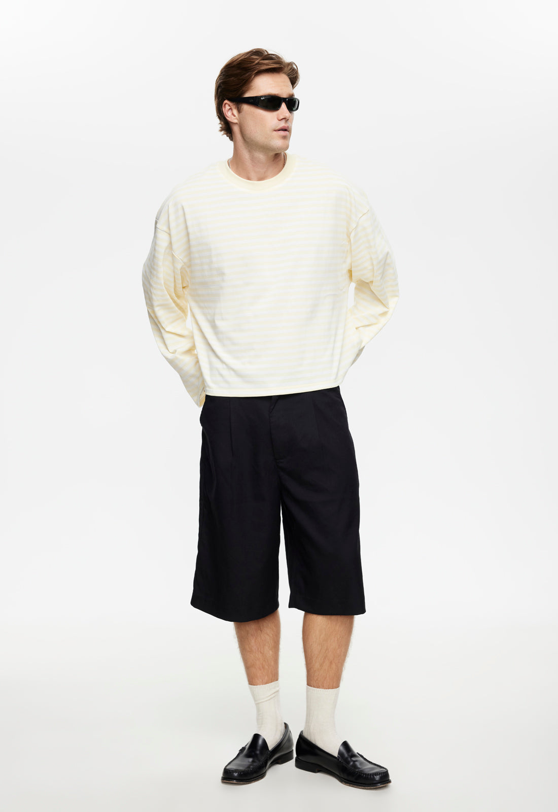 BLOOM LONG SLEEVE - LEMON STRIPE - Image 2