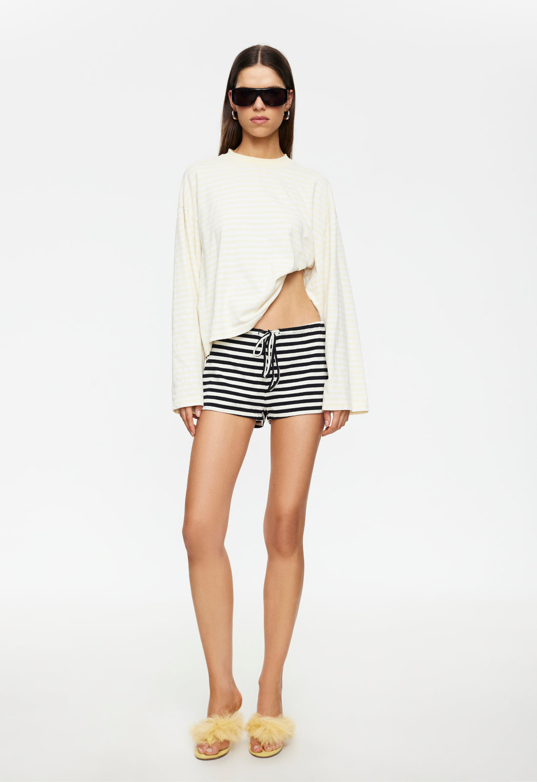 BLOOM LONG SLEEVE - LEMON STRIPE - Image 3
