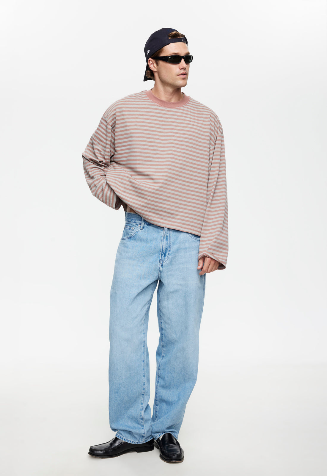 BLOOM LONG SLEEVE - MUTED PASTELS STRIPE - Image 2