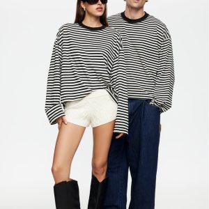 BLOOM LONG SLEEVE - ONYX STRIPE