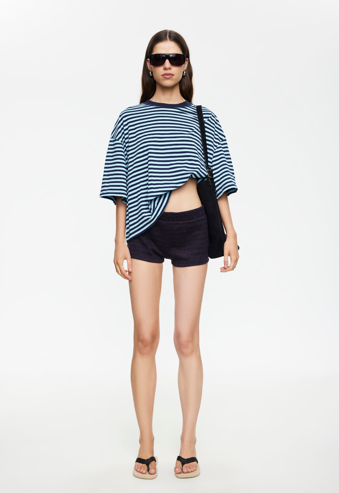 BLOOM SHORT SLEEVE - NAVY SEA STRIPE - Image 2