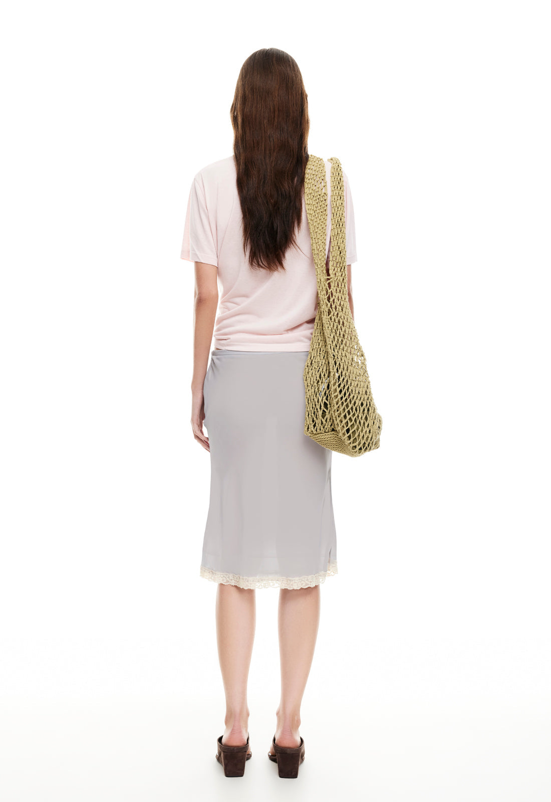 SHORELINE MIDI SKIRT - ASH - Image 5