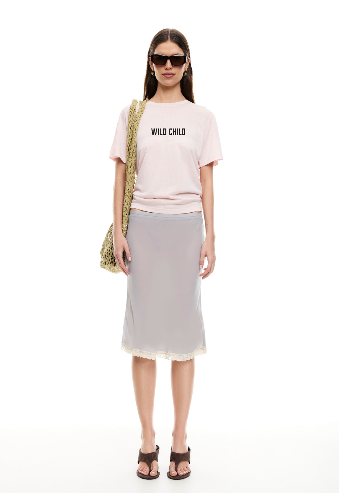 SHORELINE MIDI SKIRT - ASH - Image 4