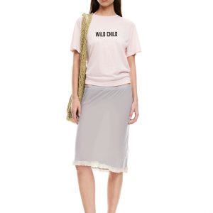 SHORELINE MIDI SKIRT - ASH