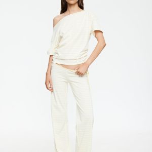 BLOOM TIE PANT - LEMONTINI