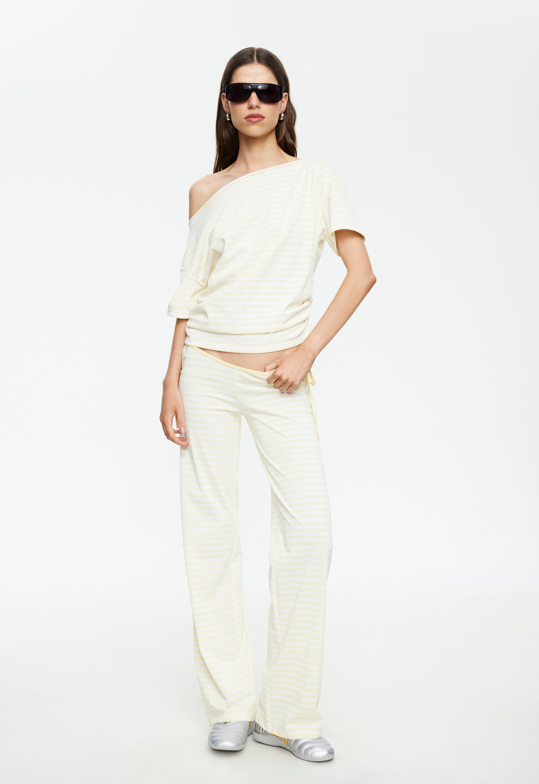 BLOOM TIE PANT - LEMONTINI