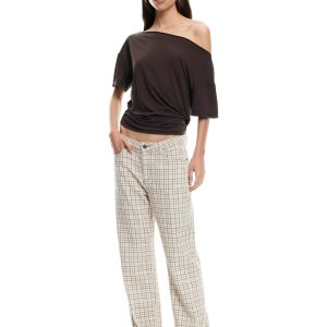 ALABAMA JEANS - ALMOND PLAID