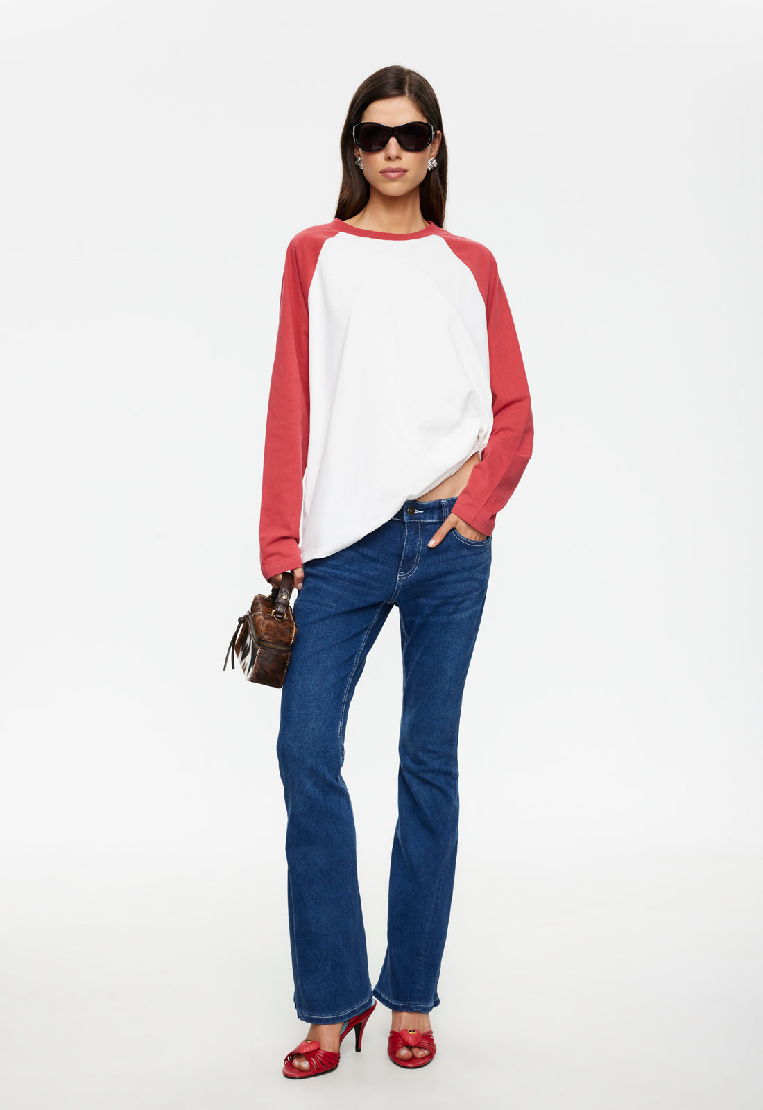 KRAVITZ BASEBALL TEE - CRIMSON - Image 2