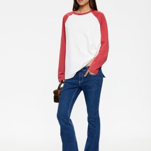 KRAVITZ BASEBALL TEE - CRIMSON
