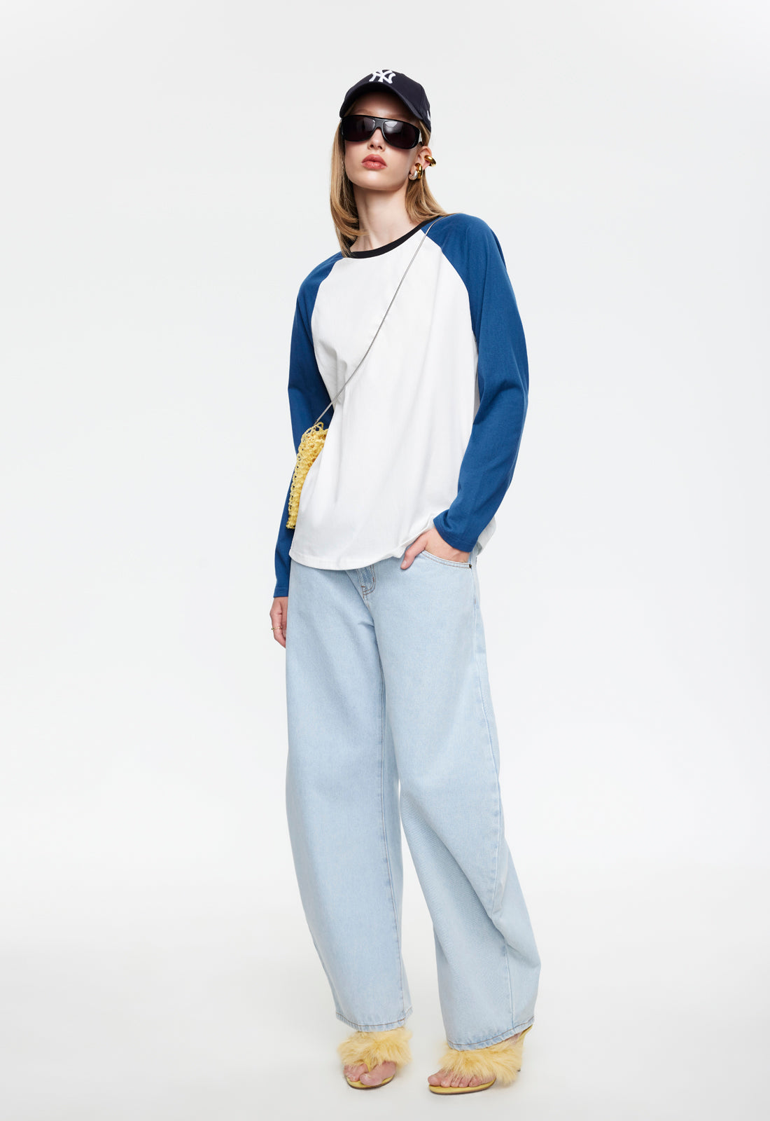 KRAVITZ BASEBALL TEE - BLUE - Image 3