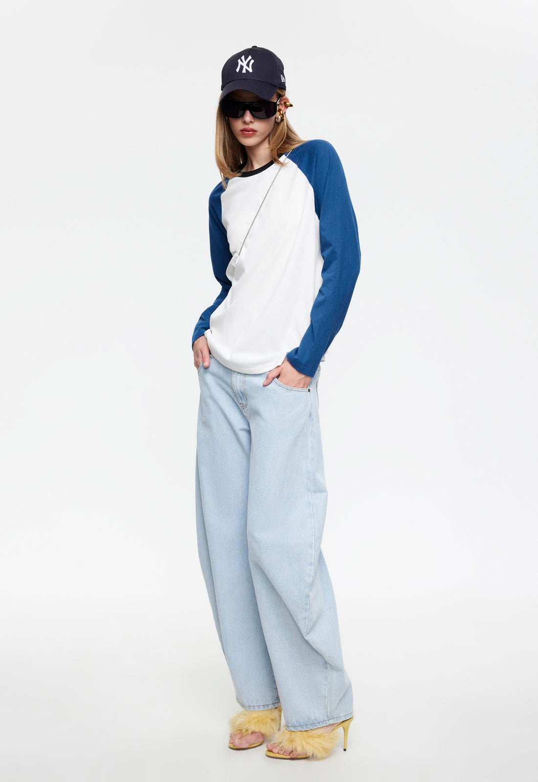 KRAVITZ BASEBALL TEE - BLUE
