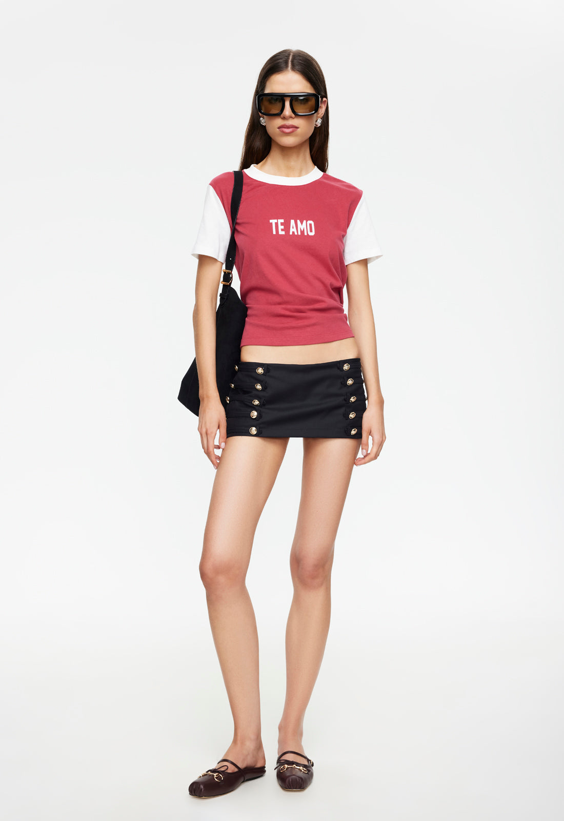 TE AMO TEE - CRIMSON