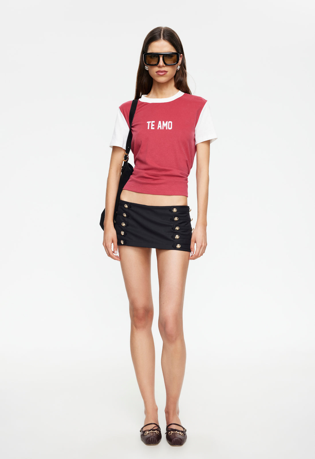 TE AMO TEE - CRIMSON - Image 2