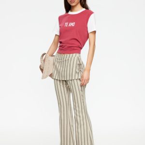 ALPINE PANT - BEIGE STRIPE