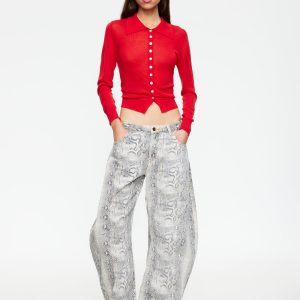 HORSESHOE JEAN - PYTHON