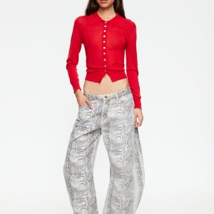 CHALET LONG SLEEVE - CRIMSON