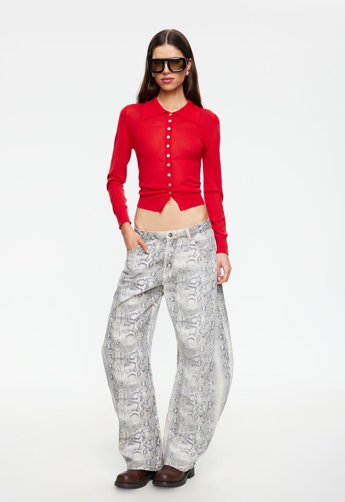 CHALET LONG SLEEVE - CRIMSON