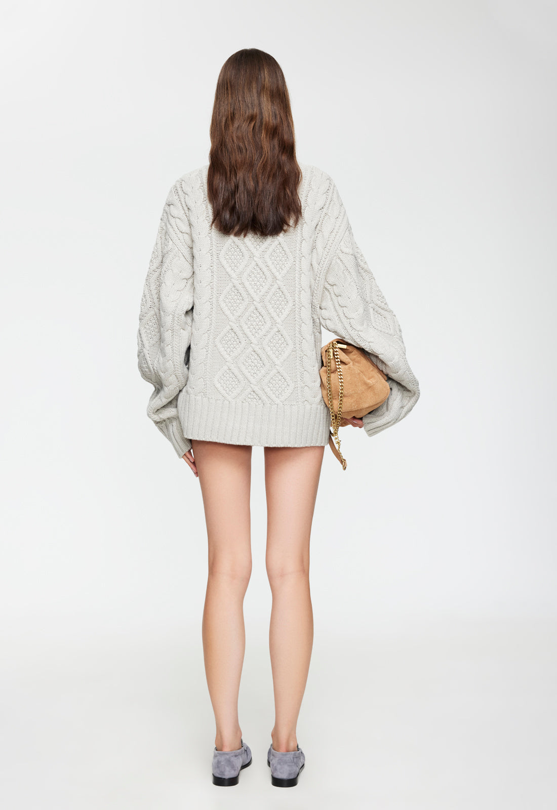 LIAISON CABLE KNIT - ASH - Image 4