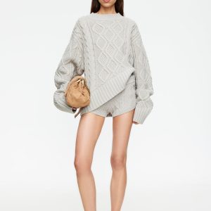 LIAISON CABLE KNIT - ASH