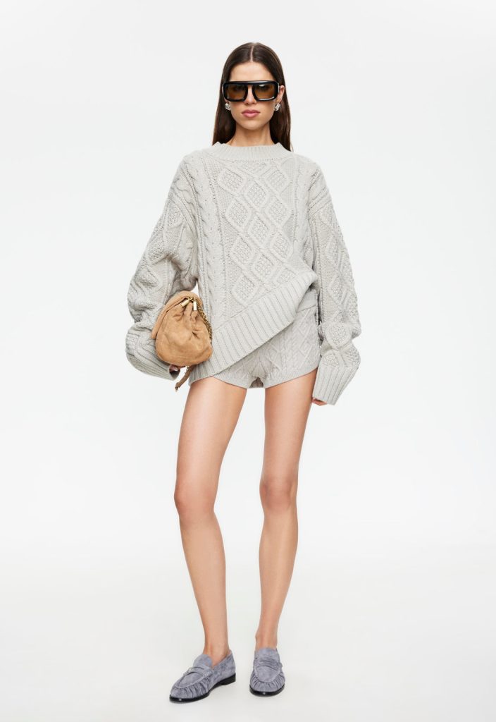 LIAISON CABLE KNIT - ASH