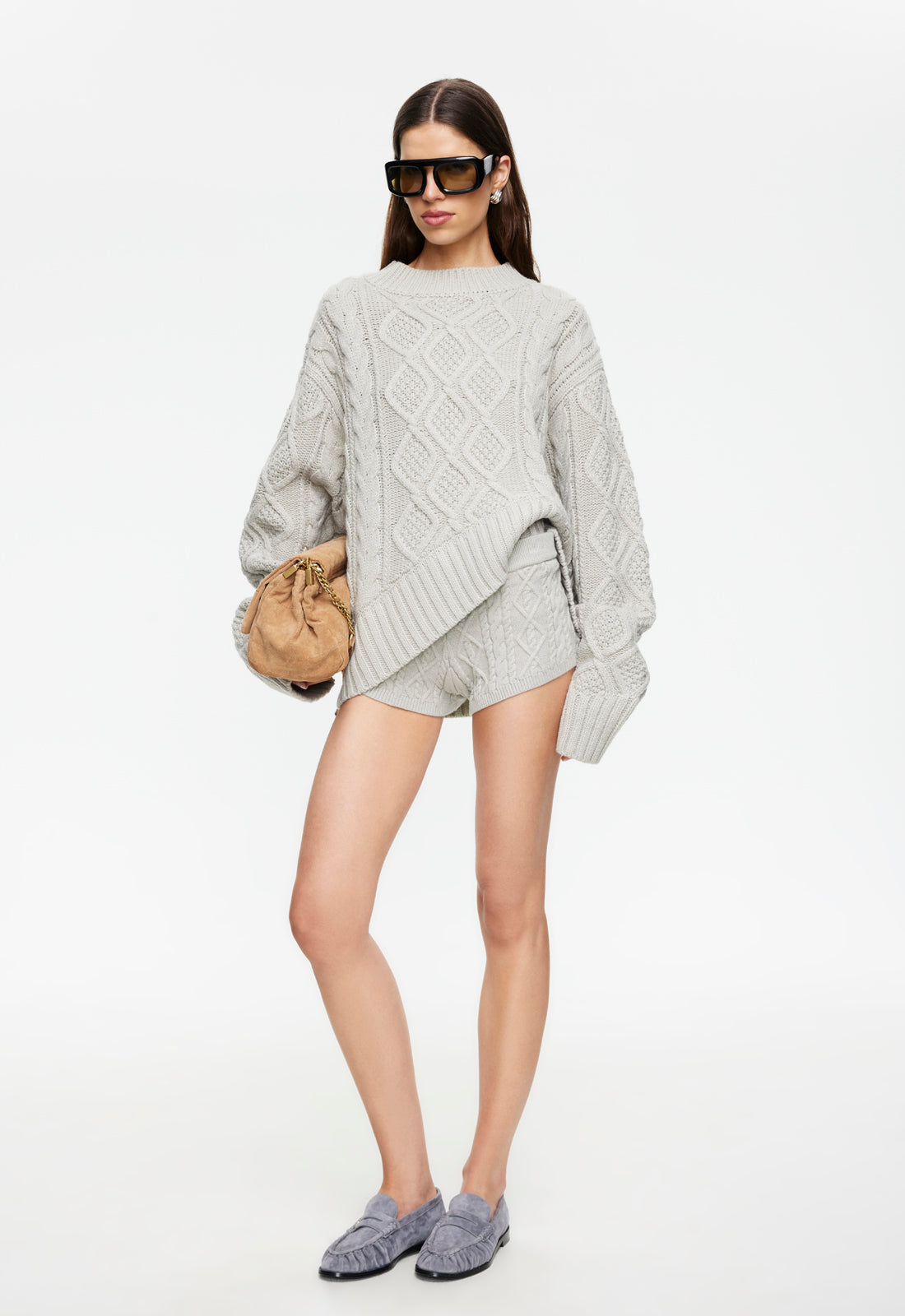 LIAISON CABLE KNIT - ASH - Image 2