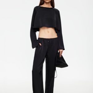 GLOSS LONG SLEEVE - NOIR
