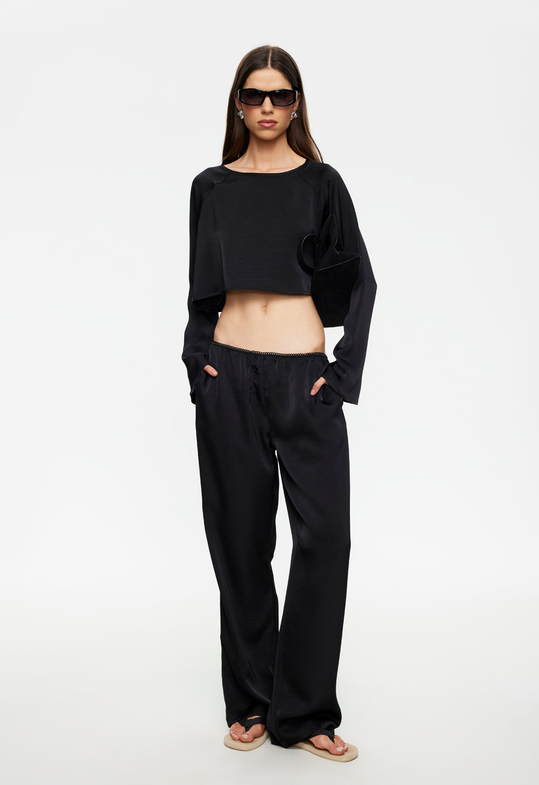 GLOSS LONG SLEEVE - NOIR - Image 3