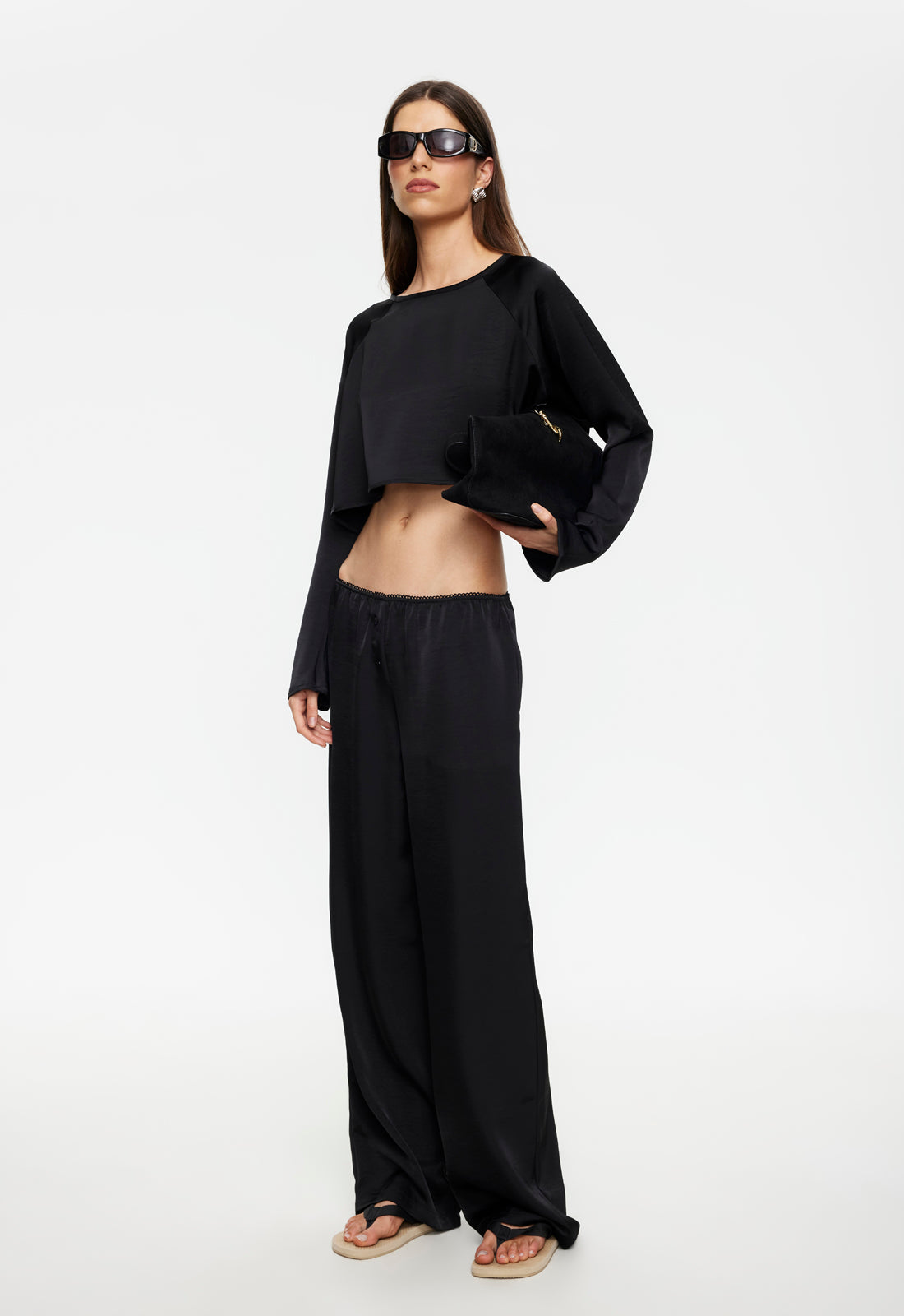 GLOSS LONG SLEEVE - NOIR - Image 2
