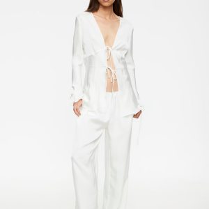 IN BLOOM PANT - PORCELAIN
