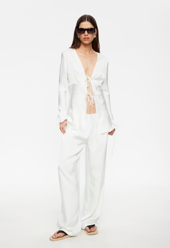 IN BLOOM PANT - PORCELAIN