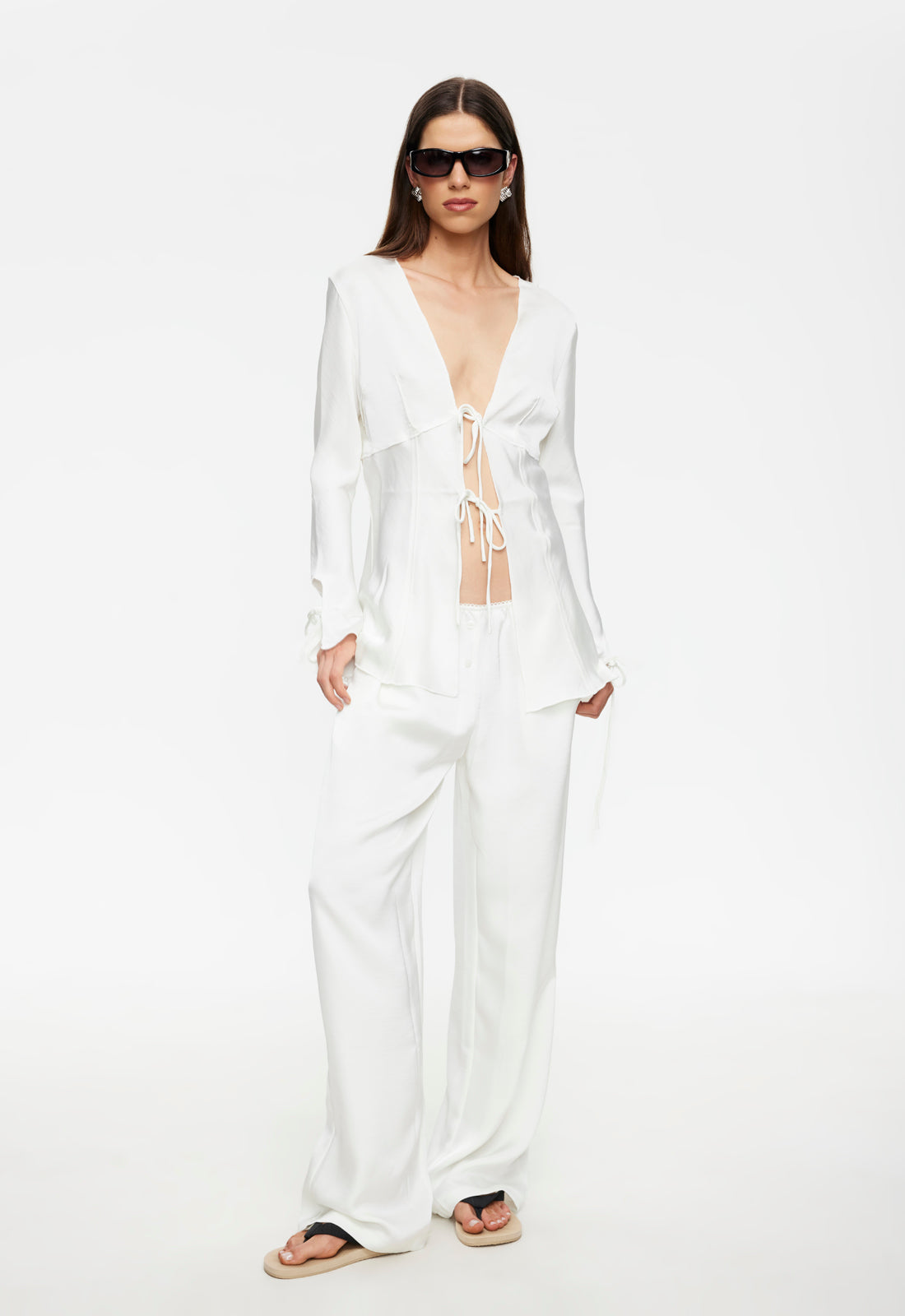 IN BLOOM PANT - PORCELAIN