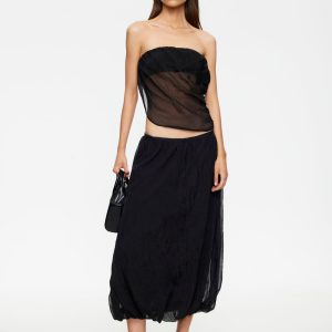 INTUITION TOP - NOIR