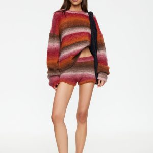 LOYALTY KNIT SHORT - WINE