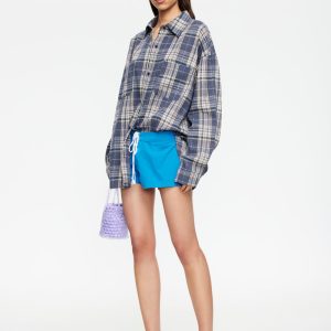 CLARITY SHIRT - ASH PLAID