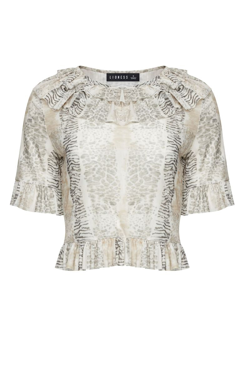 FIRST LIGHT BLOUSE - MULTI ANIMAL - Image 5