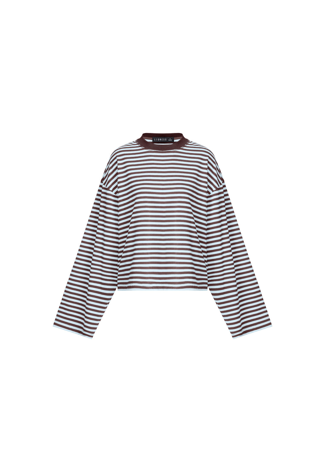BLOOM LONG SLEEVE - CHOCOLATE SEA STRIPE - Image 4