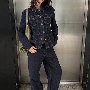 RIDER DENIM JACKET - DARK DENIM