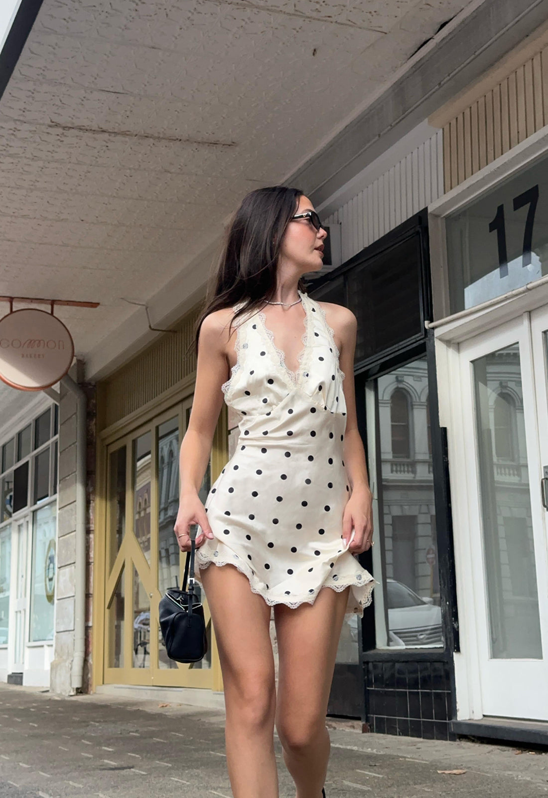 STARS ALIGN MINI DRESS - CREAM POLKA - Image 5